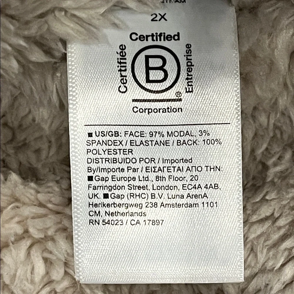 Women's Gray Sherpa Lined Jacket Full Zip Sweatshirt Swing Westbound Fleece